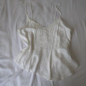 Jacquard Silk Camisole